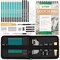 XL Drawing Set - Sketching, Graphite and Charcoal Pencils. Includes 100 Page Drawing Pad, Kneaded Eraser, Blending Stump. Art Kit and Supplies for Kids, Teens and Adults.